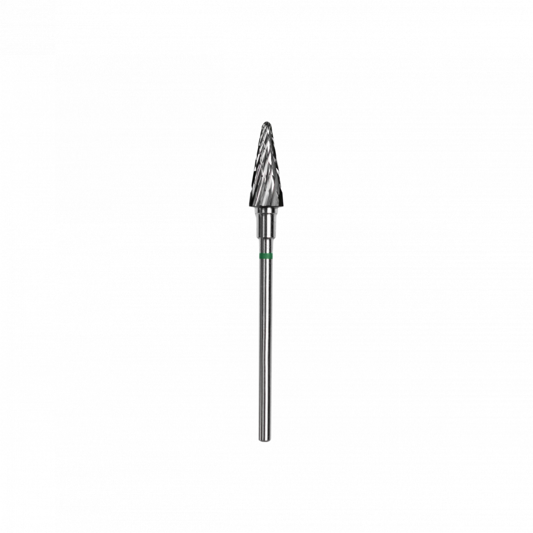 FT71G060:14 Carbide nail drill bit, “cone” green, head diameter 6 mm : working part 14 mm.